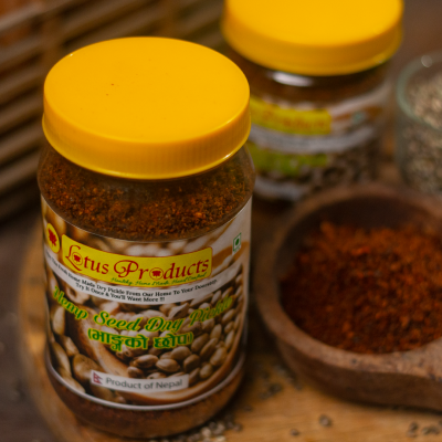 Homemade Hemp Seed Dry Pickle (भान्ग्को छॊप) - 200g - Lotus Products