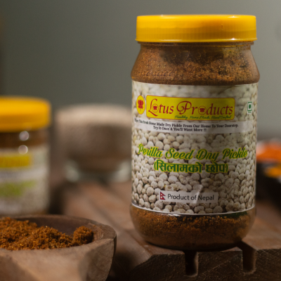 Homemade Perilla Seed Dry Pickle (Silamko Chhaup) (सिलामको छोप) - 200g - Lotus Products
