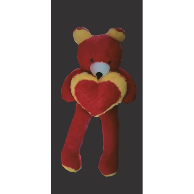 5 Ft Teddy - Red