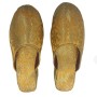 Golden Brocade Mule Shoe