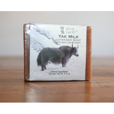 Yak Milk Lavender Soap with Red Clay and Honey