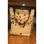 Multi Purpose Tote Bag With Heart Print